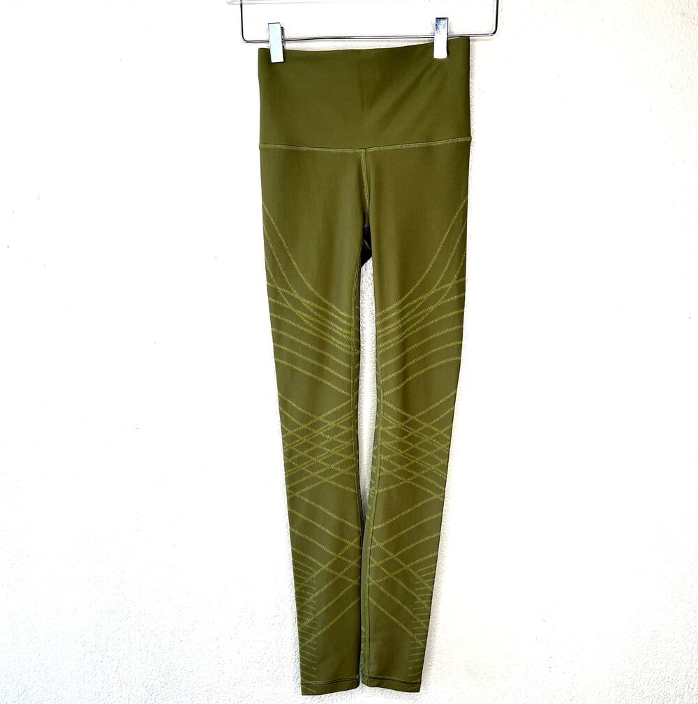 Lululemon Mapped Out High Rise Tight 28" Green Size 4 Leggings High Waisted